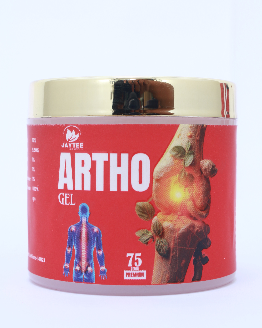Artho Pain Relief Gel – Ayurvedic Joint & Muscle Relief Formula (75g)