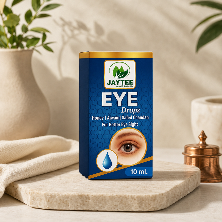 Eye Drops – Natural Ayurvedic Blend with Honey, Ajwain & Safed Chandan by Jaytee