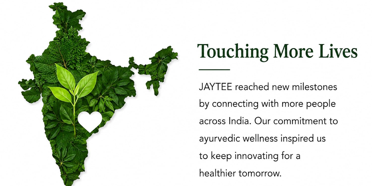 A map of India composed of green leaves with a white heart